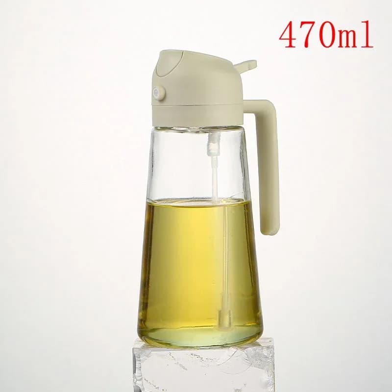 1 قطعة زجاجة رش زيت 100/200/300/500ml للمطبخ والمنزل، زجاجة رذاذ لزيت الزيتون الصالح للأكل، بخاخ زيت ضبابي، بخاخ للقلي الهوائي