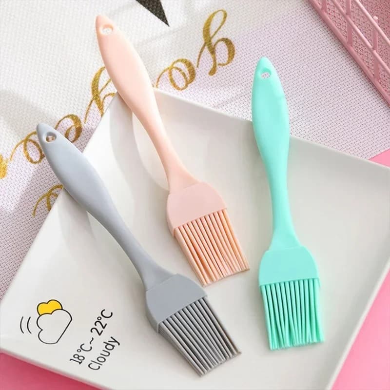 فرشاة زيت سيليكون آمنة غذائياً للشواء والفطائر والصلصات