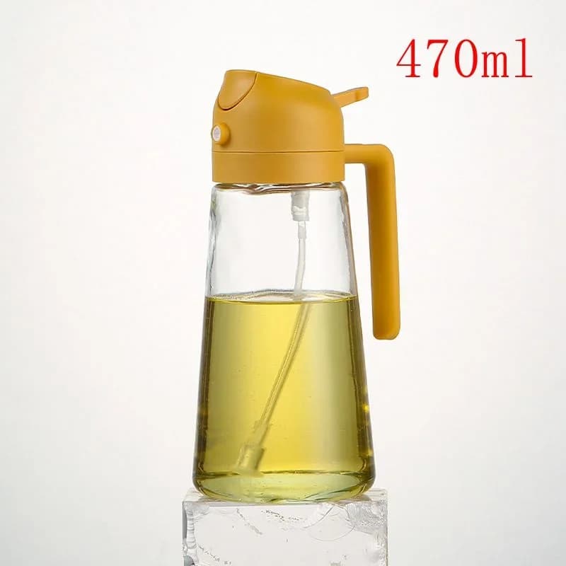 1 قطعة زجاجة رش زيت 100/200/300/500ml للمطبخ والمنزل، زجاجة رذاذ لزيت الزيتون الصالح للأكل، بخاخ زيت ضبابي، بخاخ للقلي الهوائي
