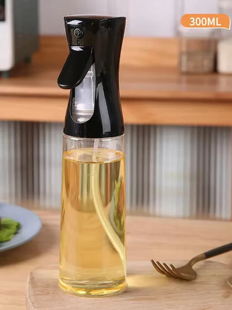 1 قطعة زجاجة رش زيت 100/200/300/500ml للمطبخ والمنزل، زجاجة رذاذ لزيت الزيتون الصالح للأكل، بخاخ زيت ضبابي، بخاخ للقلي الهوائي