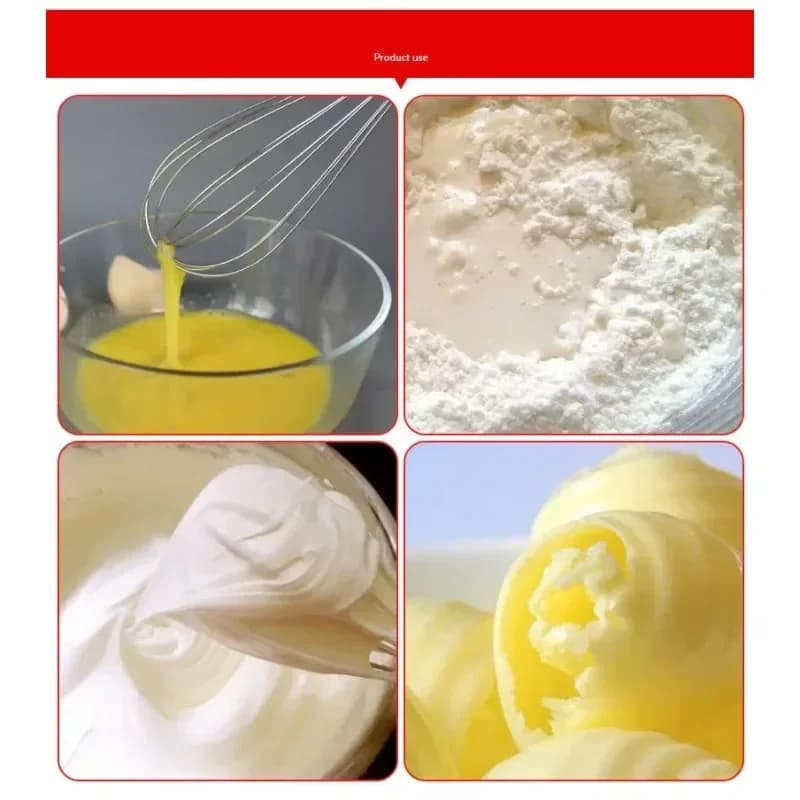 مضرب بيض من الستانلس ستيل 6/8/10/12 Inch، خفاقة سلكية كروية، خلاط يدوي للخبز والطهي والكريمة والزبدة والحليب والعجين، أدوات مطبخ
