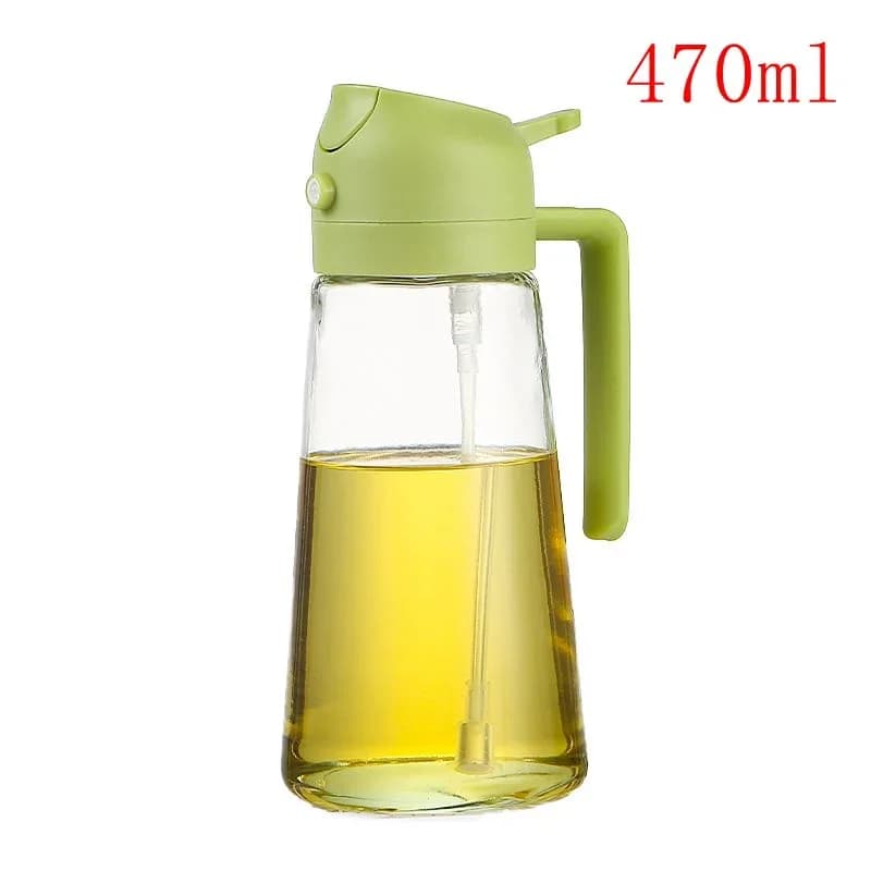 1 قطعة زجاجة رش زيت 100/200/300/500ml للمطبخ والمنزل، زجاجة رذاذ لزيت الزيتون الصالح للأكل، بخاخ زيت ضبابي، بخاخ للقلي الهوائي
