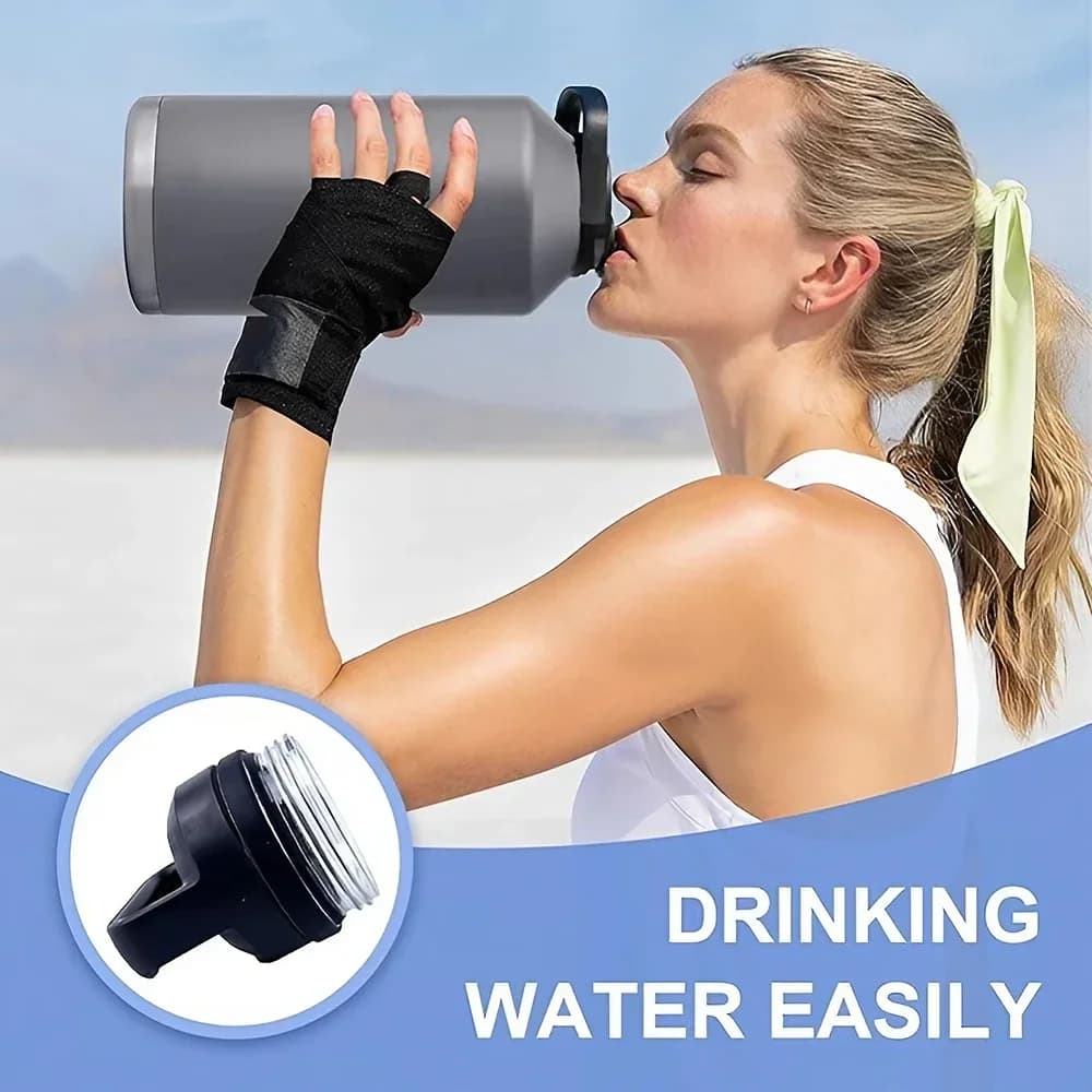 1 قطعة 2 قطعة 3 قطع غطاء بديل Rambler Chug، متوافق مع موديلات YT سعة 18oz، 26oz، 36oz، 64oz - ملحق غطاء كوب رياضي